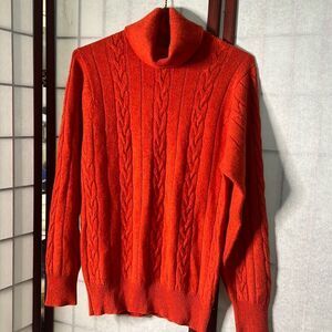 SMITH & TELFORD 100% CASHMERE TURTLENECK SWEATER‎ SIZE S